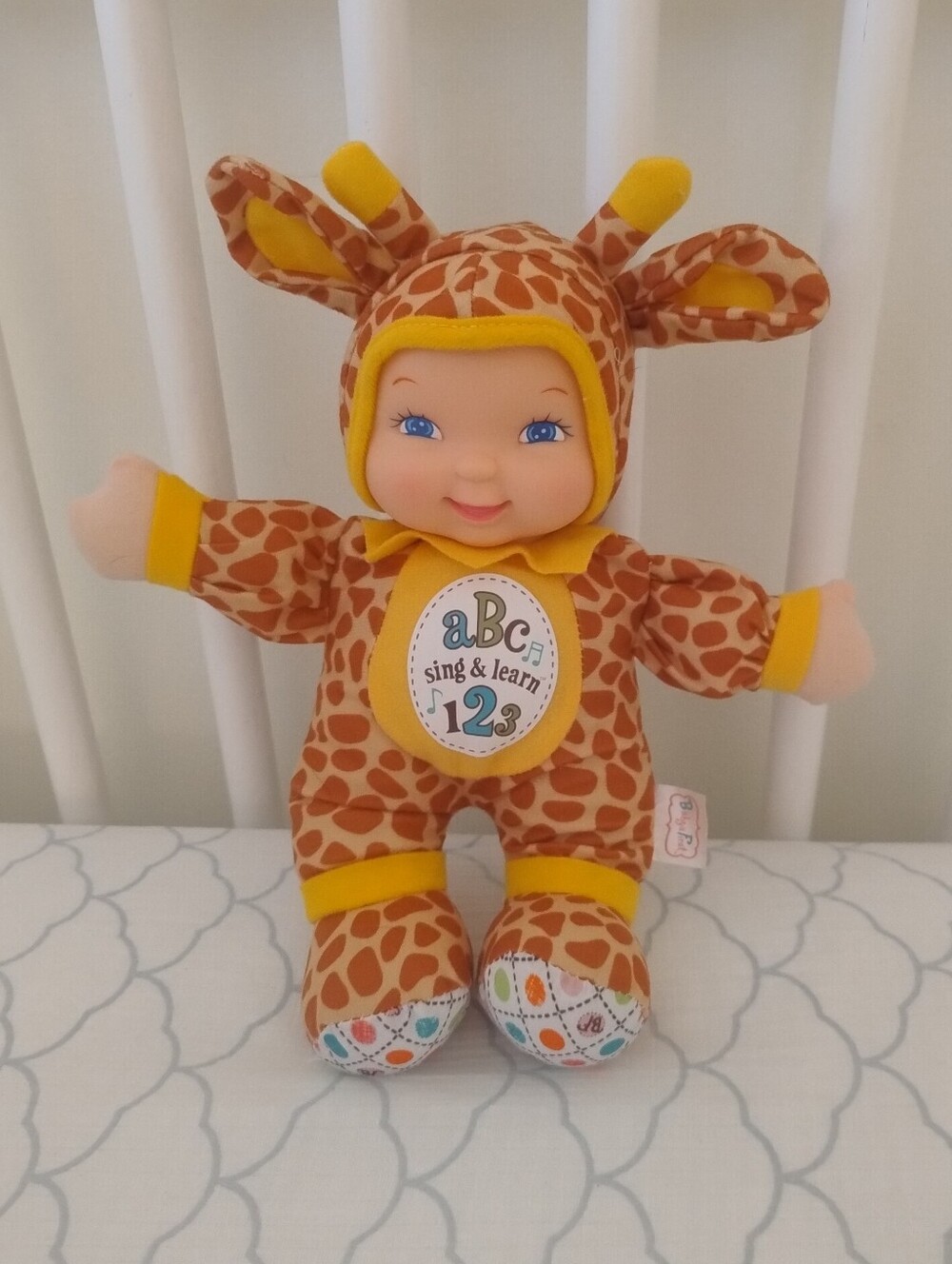 Baby's First Sing & Learn Giraffe Doll by Goldberger
